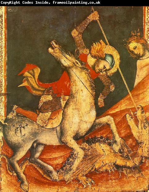VITALE DA BOLOGNA St George 's Battle with the Dragon